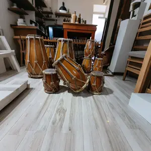 Kendang Jaipong 1 Set Rampak Kayu Mangga untuk anak tinggi 50 cm