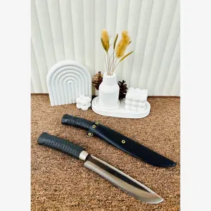 Pisau Daging Skin Bahan Baja Asli Super Premium + Serangka Kalep Kitchenware Dapur