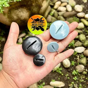 Tutup Magnet Set Grand Blade Prima Revo Absolute Supra Fit New X 125 FI GTR Hitam Abu Besar Kecil