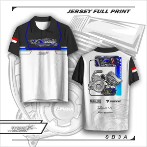 KR STORE002 Jersey RX King Full Printing Bijian Tanpa Minimal Order Baju 2Stroke RX-King - Sport