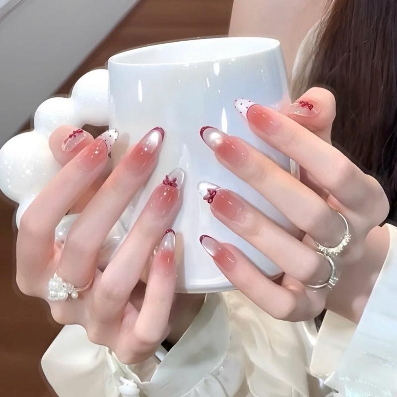  Ma M127 mẫu 30 nail giả mắt mèo cao cấp kèm keo xíu xinh  cao cấp 