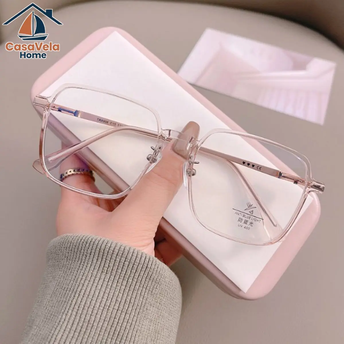 Mắt Kính Nữ Chống Ánh Sáng Xanh Hàn Quốc Thời Trang, Nhẹ Mặt, Bảo Vệ Mắt