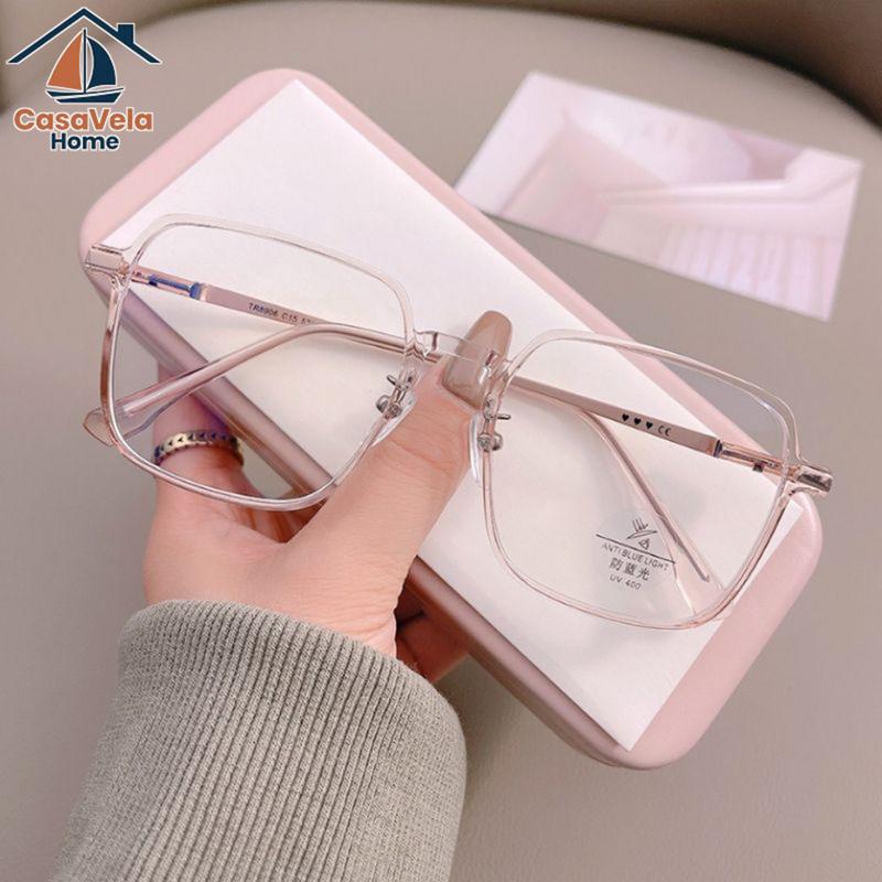 Mắt Kính Nữ Chống Ánh Sáng Xanh Hàn Quốc Thời Trang Nhẹ Mặt Bảo Vệ Mắt