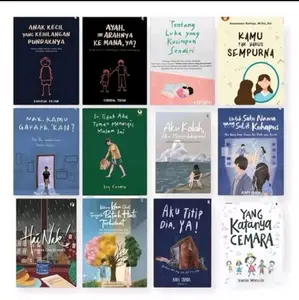 Buku Tentang Luka Yang Kusimpan Sendiri/ Ayah Ini Arahnya Kemana / Yang Katanya Cemara / Nak Kamu Gapapa Kan / Ibu Aku Nggak Sekuat Itu - Soft Cover