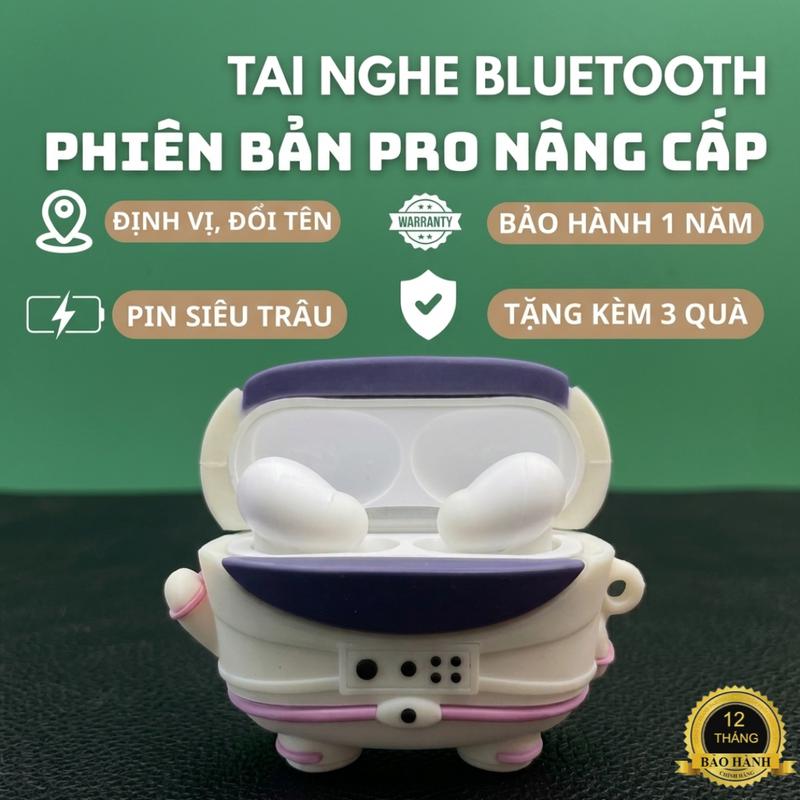 [ PRO GEN18 Xả Kho Siêu Sale ] Tai Nghe Bluetooth Bản Pro Gen18 Nâng Cấp Hỗ Trợ Mọi Dòng Máy Bảo Hành 12 Tháng, Chống Ồn Chủ Động mã6