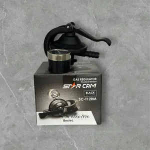 Regulator Gas Starcam SC-T12 Anti Bocor dengan Meter atau Non Meter ORIGINAL regulator regulator  pengunci kepala regulator gas anti bocor