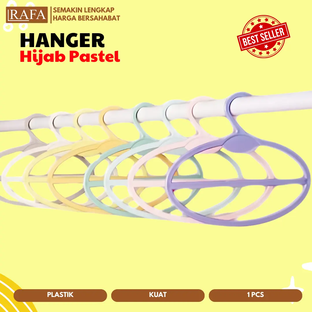 RAFA | Hanger Gantungan Hijab Pastel Aesthetic