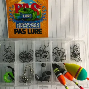 MATA KAIL PANCING 1BOX LENGKAP ISI 50PCS BEDA UKURAN ,ADA PELAMPUNG ,KILI-KILI, STOPPER DAN BATU-BATU SIAP PAKAI