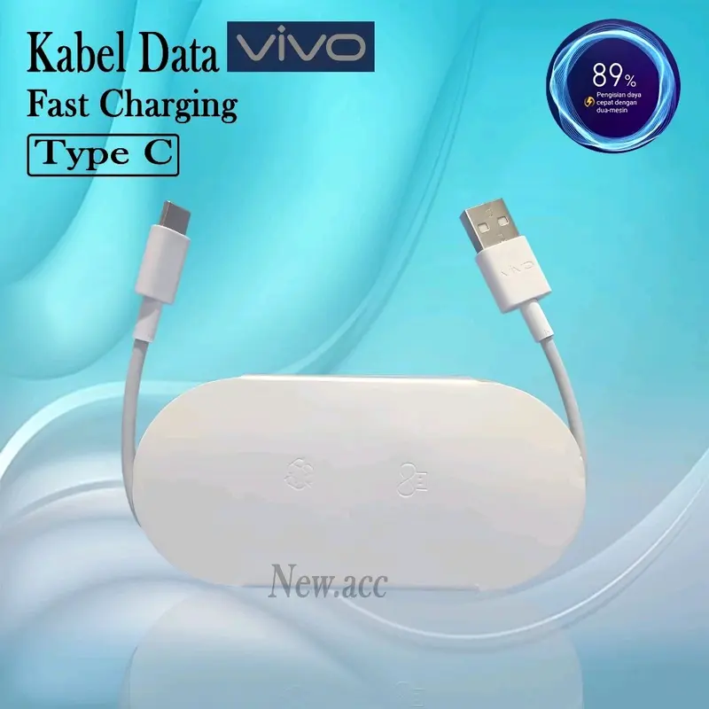 Kabel Data VIVO Original 100% USB TYPE C FAST CHARGING Kabel Charger Compatible All Type Series Cable 1