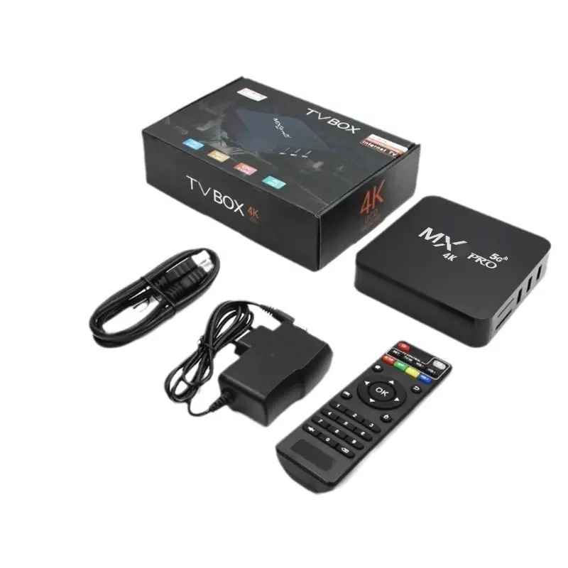 MXQ PRO 16+256G TV BOX Android MXQ PRO 4K RAM 8GB / RAM 16GB  - Smart TV Media Player-2.4G Wifi Smart Tv Box Unlock Tv Box