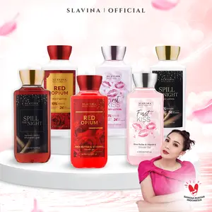【Mega Creator】SLAVINA ALL Body Care Body Lotion dan Shower Gel by Nagita Slavina Moisturizer dan Sabun Mandi Cair 350ml
