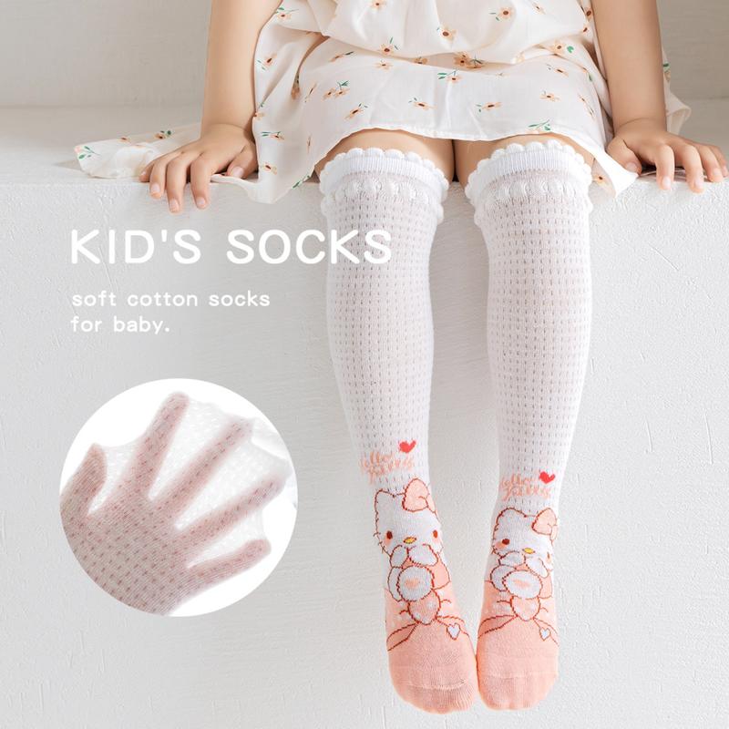 Twinkle Margie Kaos Kaki Panjang Anak Kaos Kaki Selutut Sanrio Kuromi Melody Cinnamorol Fashion 3