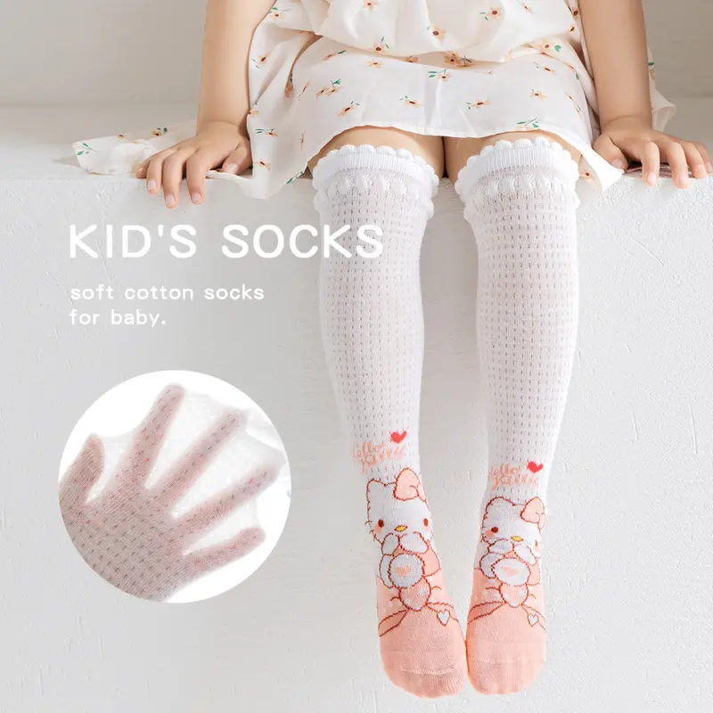 Twinkle Margie Kaos Kaki Panjang Anak Kaos Kaki Selutut Sanrio Kuromi Melody Cinnamorol Fashion 3