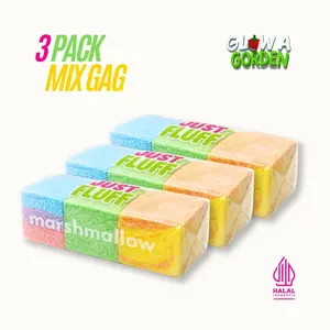 3 Pack Marshmallow JustFluff [BEBAS PILIH] [9 KOTAK] [HALAL] [3 PACK]