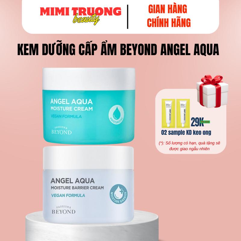 Angel Beyond Kem Dưỡng Ẩm Aqua Moisture Cream 100 Giờ Cấp Ẩm Sâu & Phục Hồi Độ Ẩm Cho Da Mềm Mại & Căng Đầy Chất Lượng Chính Hãng