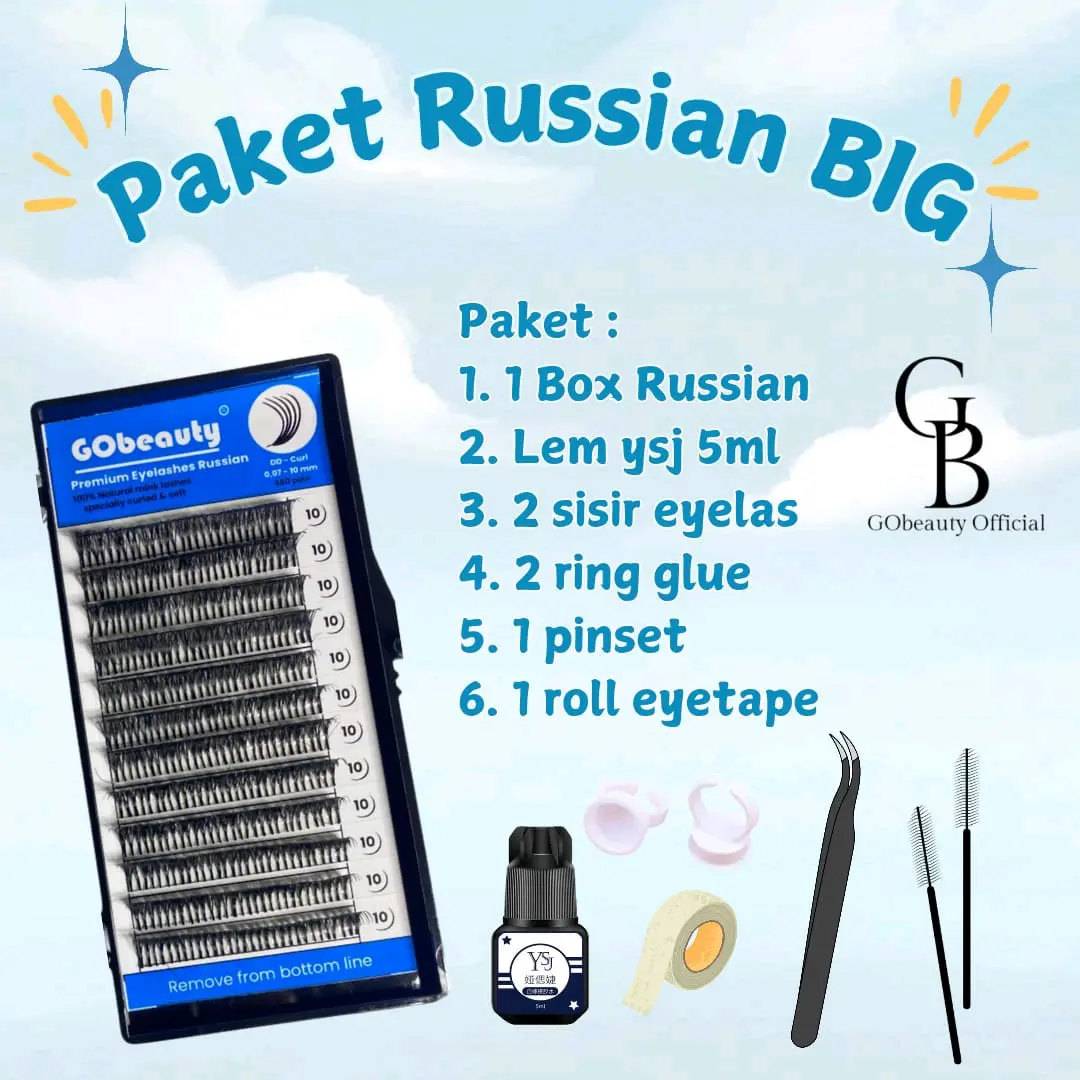 PAKET EYELASHES EXTENTION RUSSIAN
