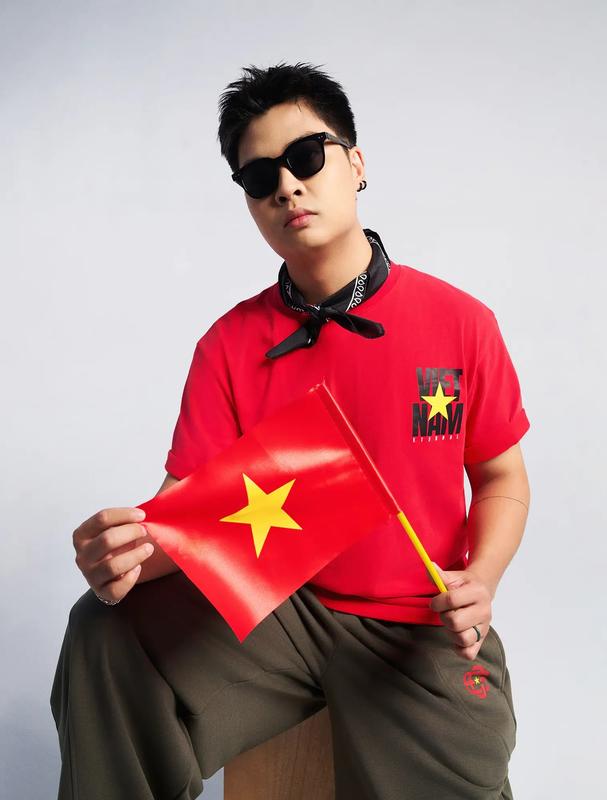 [CNF S] Áo phông unisex người lớn Ngôi sao Vietnam CANIFA 5TS25S037