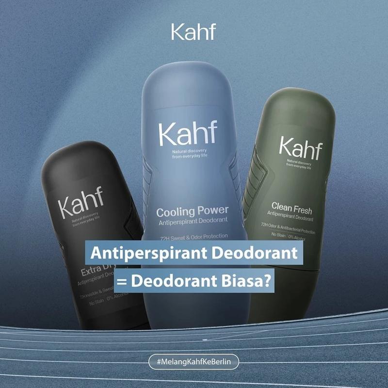 Kahf Deodorant Antiperspiran Roll On 45 ML untuk Ketiak Bau 1