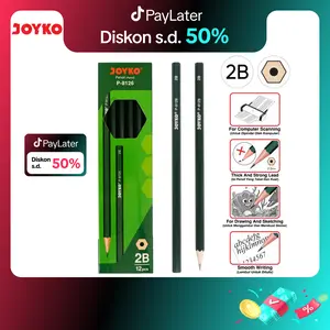 JOYKO Pensil Pencil P-8126 2B 1 Box 12 Pcs