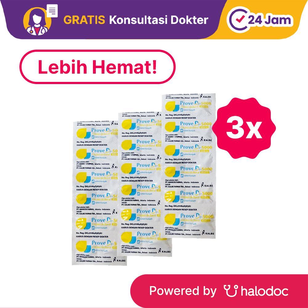 Prove D3-5000 IU 3 Strip (10 Tablet/Strip)