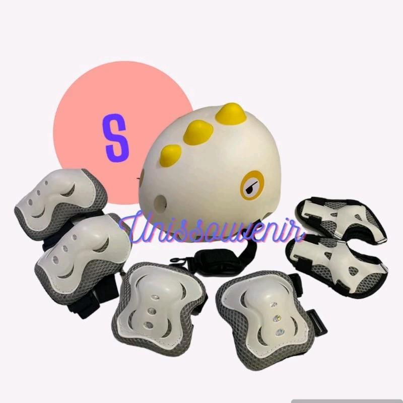 helm sepatu roda/ helm sepeda anak lengkap dekker import 2