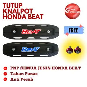 READY STOCK SIAP KIRIM COVER KNALPOT BEAT  TAMENG KNALPOT BEAT  TUTUP KNALPOT BEAT UNIVERSAL BEAT KARBU BEAT FI BEAT ESP BEAT STREET BEAT POP Motorcycle