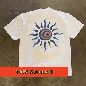 [COD]Kaos Couple Gaya Amerika - Desain Streetwear Kekinian, Bahan Katun Premium Nyamanlt01p