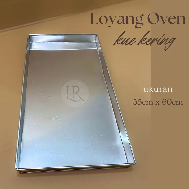 Loyang oven ukuran 35x60 cm tinggi 2cm 3cm dan 4cm Bahan alumunium dan Galvalum/loyang nampan pemanggang kue kering