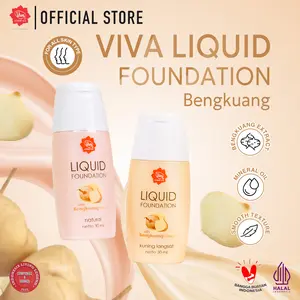 Viva Liquid Foundation With Bengkuang Ekstrak (tersedia 2 varian warna)