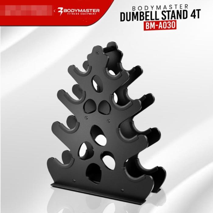Gambar BODYMASTER Standing Dumbell Rack 4 Susun BM-A030 Rak vertical Rak Barbell gym Stand Penyimpanan Dumbell dari Ototpro Surabaya Kota Surabaya Tokopedia