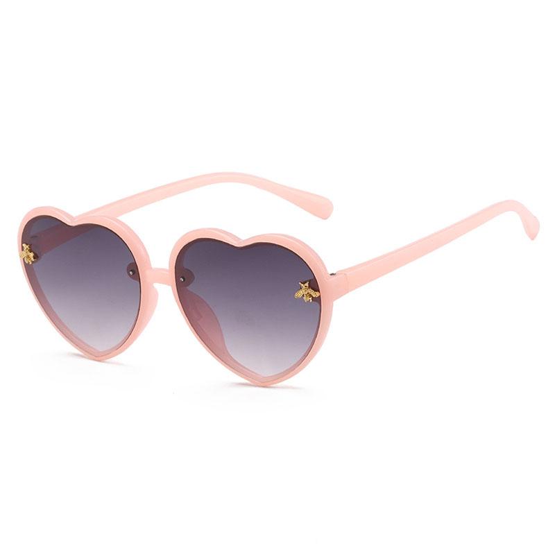 Product Introduction of 2-12Y Heart Frame Kids Sunglasses Children Retro Cute Cartoon Bee GlassesGirls Boys Fashion Eyeglasses 13