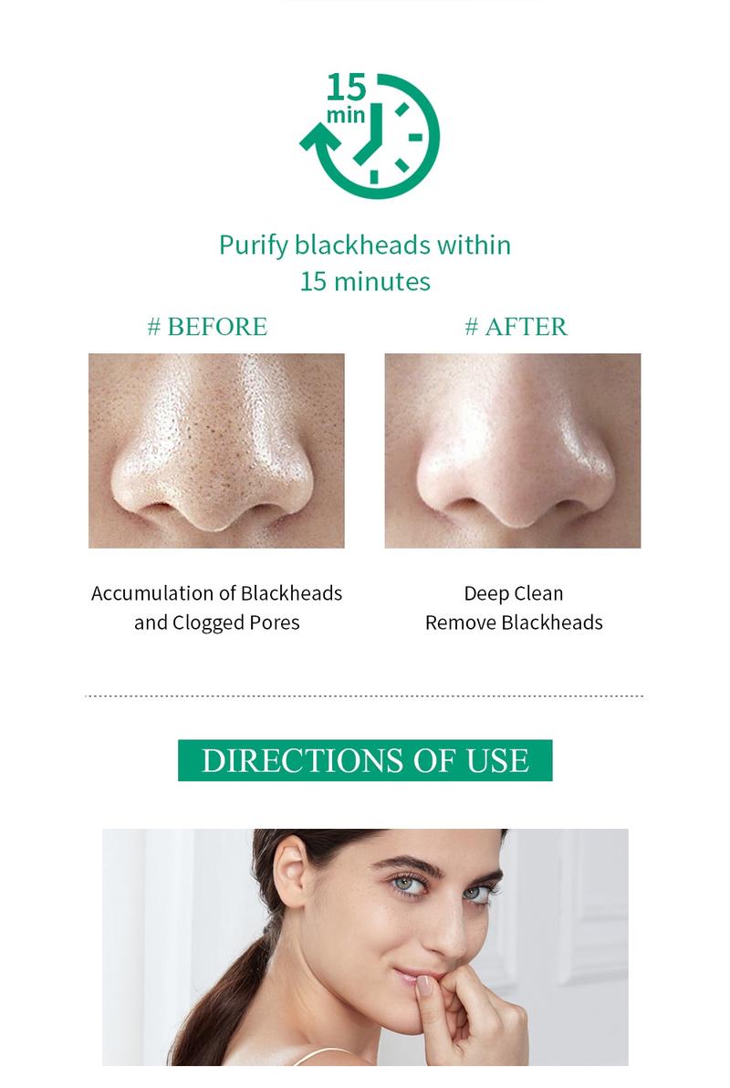 Product Introduction of BREYLEE Tea Tree Oil Blackhead Mask Pore Refining Serum Facial Blackhead Treatment 17ml Skincare Comfort 10