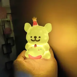 [BEC] Lampu Tidur Bayi Lucu / Hiasan Ruangan Karakter Lucu Mainan Anak Pasangan Lucu Malam Lampu Kartun Sentuh