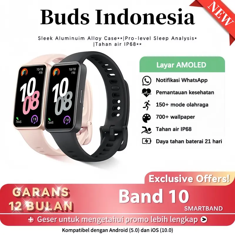 Official Smartwatch S10 Pro Max Super Amoled HD Wanita tahan