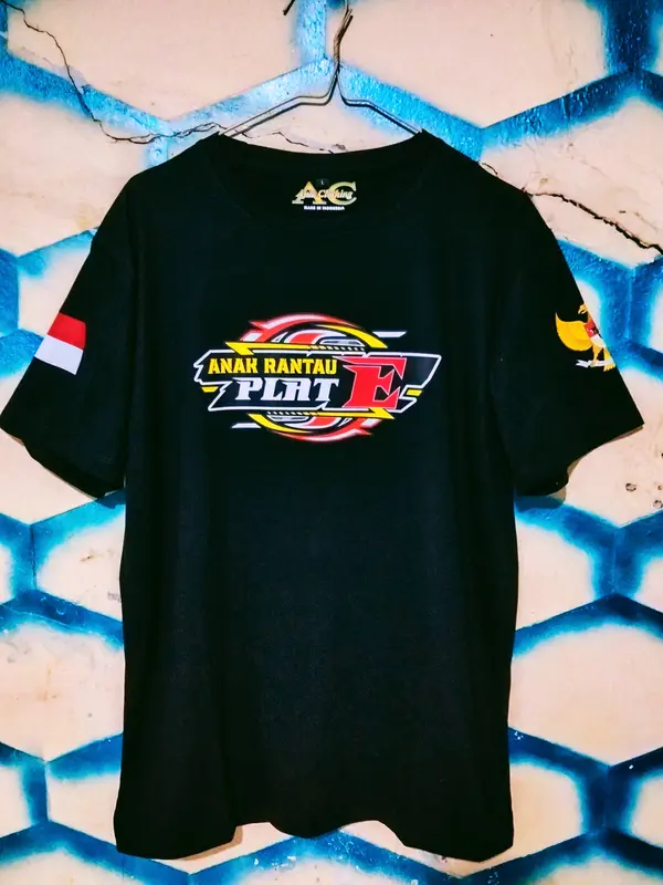 Kaos Plat E Anak Rantau Indramayu #KaosSablonPremium - Distro Oblong Katun Combed 2