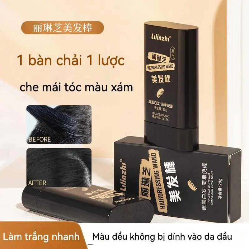 Thuốc Nhuộm Tóc Dùng Một Lần, Dán Tóc, Che Phủ Tóc Trắng Mới, Nhanh Chóng, Bàn Chải Và Thuốc Nhuộm Đồng Thời, Không Làm Hỏng Tóc, Dán Tóc Nhuộm Tóc Đen