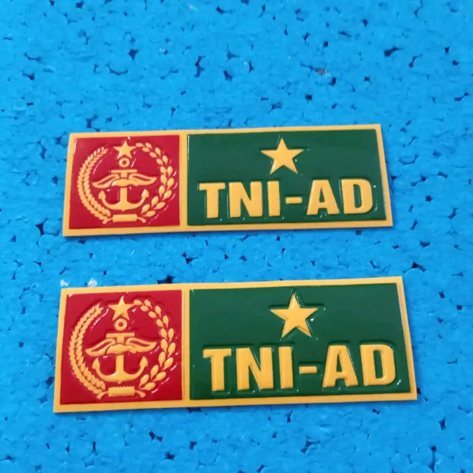 Stiker embos Tni Ad sepasang(2pcs)untuk mobil dan motor