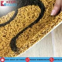 Gambar KEEP MAJU Keset Karpet Mie Bihun / Keset Pintu Masuk Anti Selip / Keset Lantai PVC 40X60CM - MOTIF-A dari Keepmaju karpet official Kota Tangerang 4 Tokopedia