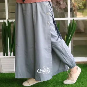 QOLBI Celana Rok Muslimah Model Joger Bahan Toyobo Premium Ukuran S-XXL