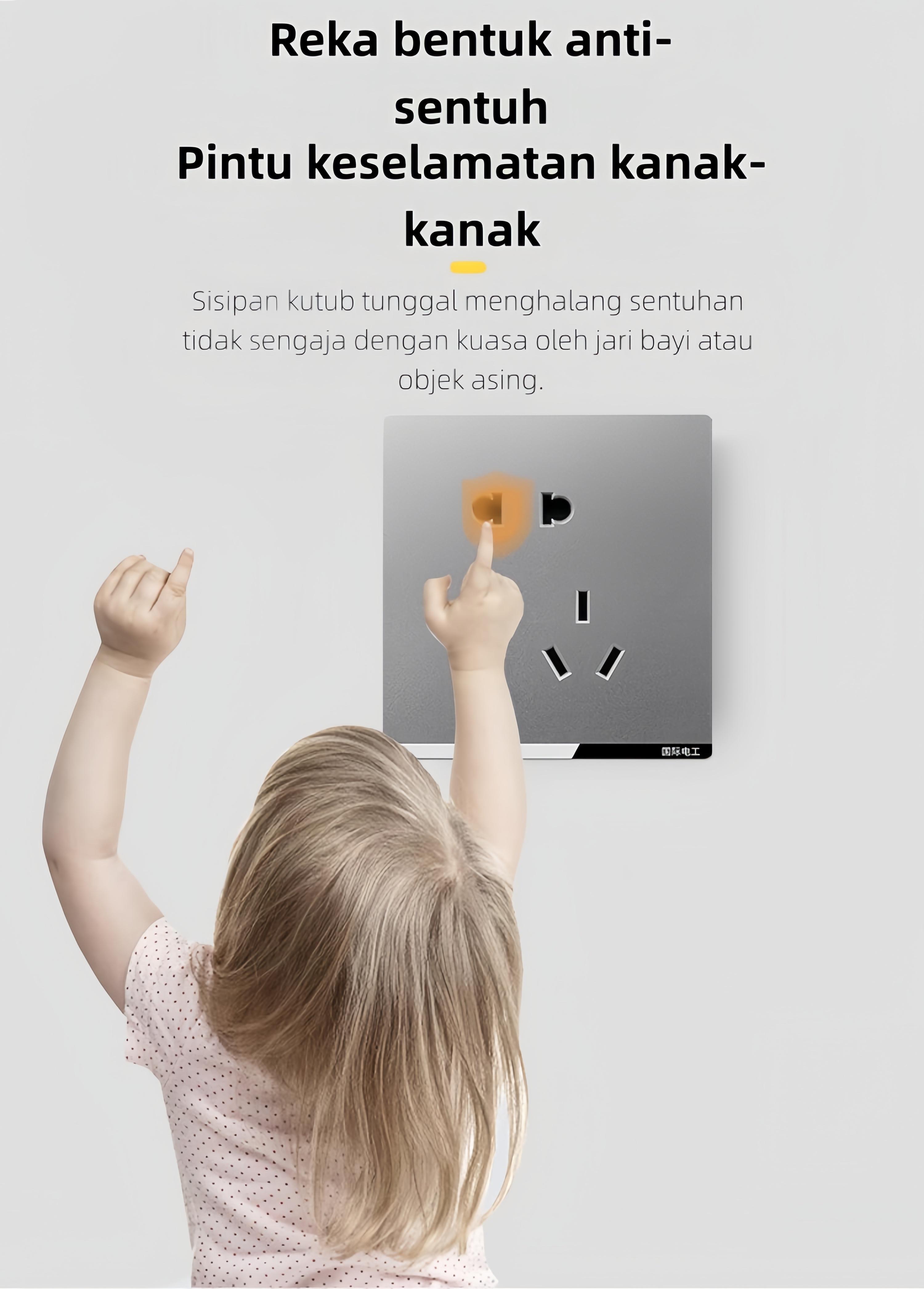 Saklar Lampu Dinding Tipe 86 Lampu Modern Universal Soket Titik Colokan dengan USB Outlet Elektrik Kotak Tembaga Rumah Mewah Abu Emas Sikat Standard Hotel Eropa
