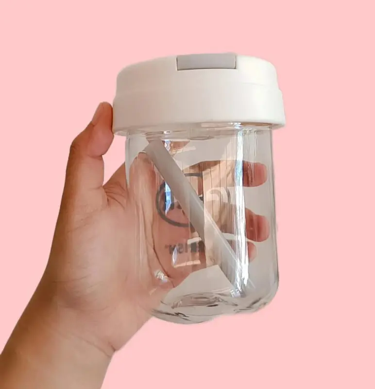 Botol minum anak Sedotan 330ml/ Gelas Bayi Minum Kekinian CUP8 6