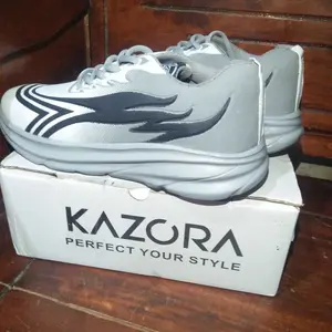 KAZORA Sepatu Original Sneaker Sekolah Olahraga Sport Running Phylon Empuk Dan Ringan Berkualitas Premium Pria Dan Wanita Sepatu Jogging Hitam Abu Putih Pink Outdoor Laki laki Dan Perempuan