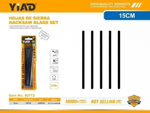 YiAD 10pcs Gergaji Kecil Bar Tangan Baja Karbon Tinggi Halus Gigi Tengah Tarik Gergaji Kawat Logam Tukang Kayu Memotong Universal