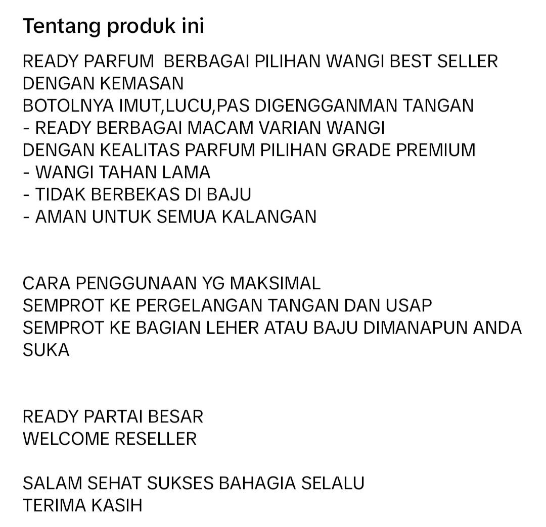 Promo Buy 1 Get 3 Parfum MINISO Pink Romance + Amber Grace Parfum Wanita Tahan Lama Perfume