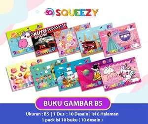 Buku Gambar B5 Karakter Anak Murah BGB5M - Motif Laki