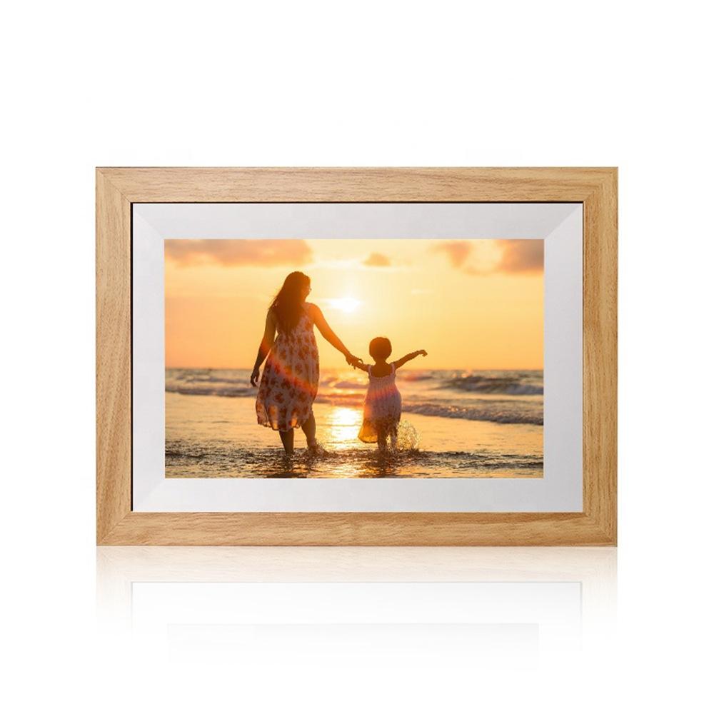 Frameo digital smart cloud photo frame, 10.1-inch touchscreen, WiFi remote APP electronic photo album