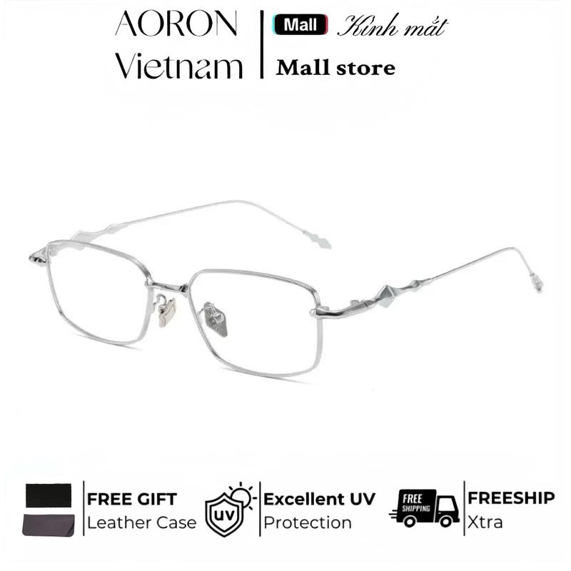 Gọng Kính Kim Loại GM,Màu Tan Và Màu Bạc,Cùng Phong Cách,Thích Hợp Cho Nam Và Nữ,Hàng Mới Về Năm 2025,Gọng Kính Ngôi Sao Vuông