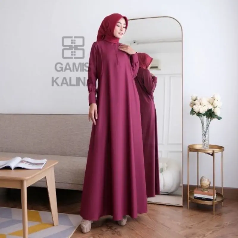 Gamis kalina ori katun toyobo premium  Muslim Wanita