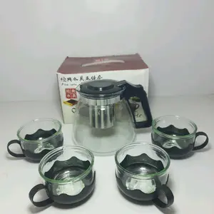 Teapot  Saringan Hitam Set 5in1