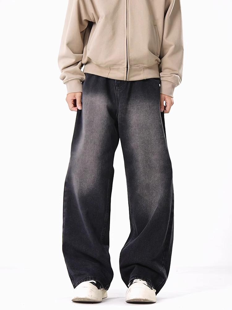 Product Introduction of Celana Jeans Gombrong Pria Model 2025 Korean Style Casual Straight Original Baggy Kulot Jens Denim Cowok Premium scena regular outfit pants fit legged 5